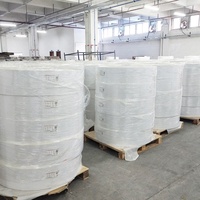 Autocollants personnalisés autocollants thermiques directes, étiquettes géantes pour l'expédition, papier couché supérieur en rouleau géant