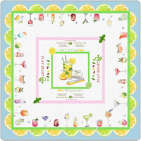 Tapis de Mahjong en Diatomite à Motif de Tasses Roses, Silencieux, Antidérapant, Tapis de Table Imprimé Carré pour Mahjong Américain