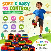 Hacky Sacks Premium Prêts à l'Expédition – Balles de jonglage de football aléatoires de haute qualité, idéales comme jouets anti-stress