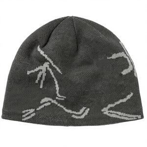 Gorro de Punto Unisex para Adultos, Cálido para Otoño e Invierno, 100% Acrílico, con Bordado 3D de la Imagen RL, Modelo Casual al por Mayor - Product Image 2