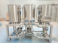 GHO 50 litres en acier inoxydable Homebrewing Beer Equipment Unit New Condition Beer Mashing Alcohol Processing Automatic