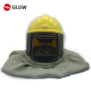 Fournisseur unique de <span class=keywords><strong>sablage</strong></span>, équipement de protection individuelle pour le <span class=keywords><strong>sablage</strong></span>, <span class=keywords><strong>casque</strong></span> de sécurité ABS avec accessoires d'alimentation en air comprimé, ensemble complet de compresseur d'air - Product Image 2