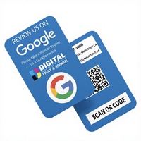 Carte de visite NFC en PVC personnalisée NTAG213 NTAG215 NTAG216 13,56 MHz avec puce ISO étanche pour l'identification hôtelière