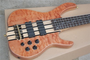 Flyoung Marrone <span class=keywords><strong>5</strong></span> <span class=keywords><strong>Corde</strong></span> Per <span class=keywords><strong>Basso</strong></span> Elettrico Chitarra Profectional Bass Guitar Bajo electrico - Product Image 2