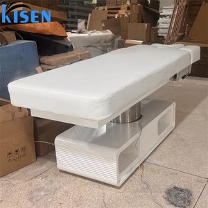 Kisen LED Electric Massage Beauty <b>Bed</b> with Adjustable Back and Leg Height Without Armrests <b>Lash</b> <b>Bed</b> Tattoo Chair - Product Image 3