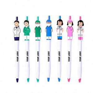 Promotion Office Business Activities Gift Pen Plastic Custom LOGO Printed Plastic Ball Pen - Product Image 1