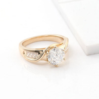 Mode 2 carats bague 14k 18k or torsion bras bague moissanite diamant anneaux D couleur pour les femmes mariage fiançailles femmes
