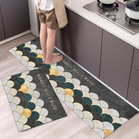 Tapis d'entrée moderne, tapis de cuisine imprimé en 3D avec motif de dessin animé