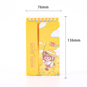 Bloc de Notas con Bolsillo, Hojas Sueltas Adhesivas, Páginas Gruesas, <span class=keywords><strong>Libro</strong></span> de Palabras en Inglés, Diseño de Dibujos Animados, Notas de <span class=keywords><strong>Dopamina</strong></span> - Product Image 6