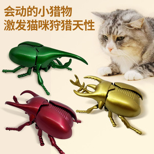 Jouet à remonter en forme de scarabée rhinocéros, modèle mécanique de 6,2 cm, jouet pour enfants unisexe, âge 5-7 ans, en ABS - Product Image 4