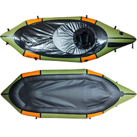 Bateau gonflable de canoë d'eau blanche de tissu de TPU de Packraft à vendre
