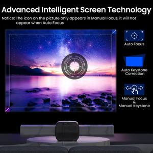 Proiettore 4K per Casa 2026, Ultimo Modello con Autofocus F2A, Sistema Android TV Intelligente, Quad Core, Sistema Google-TV, Dual WiFi, 1080p - Product Image 4