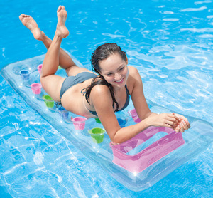 Colchón de <span class=keywords><strong>Agua</strong></span> TRANS <span class=keywords><strong>Intex</strong></span> 59894 <span class=keywords><strong>para</strong></span> Piscina de Verano, 18 Bolsillos, con Almohada en Forma de I - Product Image 4