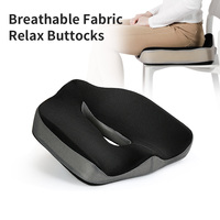 Coccyx ergonomique, coussin de siège auto antidérapant, chaise en mousse à mémoire de forme extra large et ferme pour le bureau