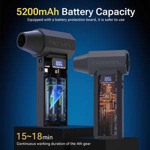 TRNOJTHK Venta Caliente Mini Potente/Soplador Jet Turbo Ventilador Motor Sin Escobillas Ventilador Soplador de Aire PARA LA Eliminación de Polvo y Nieve - Product Image 5