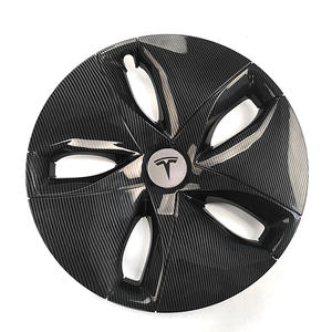 Piezas de coche personalizadas, cubierta de rueda de Hubcap central ABS para <span class=keywords><strong>Tesla</strong></span> modelo 3 - Product Image 1