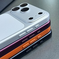 Coque de téléphone en TPU de luxe pour iPhone 18 Pro Max, texture litchi, protection de l'appareil photo
