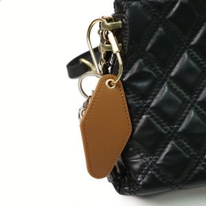 Stylish Diamond-Shaped Durable Rhombic Bag <b>Charm</b> Keychain Portable Metal <b>Keyring</b> With Custom Logo - Product Image 5