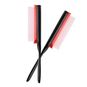 Peine de pelo de salón de Venta caliente cepillo de 5 filas con cerdas de nylon para cabello rizado al mejor precio - Product Image 4