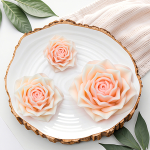 Nouveauté : Moules en silicone série <span class=keywords><strong>Rose</strong></span> Blossom pour bougies, savons, résines et décorations artisanales - Product Image 3