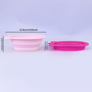 Esponja de silicona plegable con orejas de oso para limpiar maquillaje, lavable, para herramientas cosméticas - Product Image 3