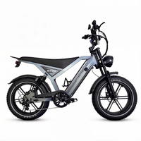 Bicicleta Eléctrica Todoterreno GT20 de 7 Velocidades, Motor sin Escobillas de Alta Velocidad de 48V, Batería Oculta, Cuadro de Acero, Resistente al Agua IP54, Doble Suspensión