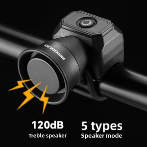 Bike Horn Type-C Charging 5 Mode Motorcycle <b>Ring</b> Antitheft Waterproof Alarm Mountain Road Accessories - Product Image 3