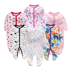 Vente en gros <span class=keywords><strong>42</strong></span> couleurs de vêtements pour nouveau-né combinaison tricotée unisexe pour bébé barboteuse en coton imprimée à manches longues pour bébé - Product Image 5