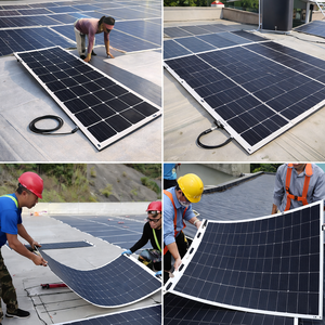 Panel Solar Flexible de 200W, Módulo Solar Monocristalino Ligero para Uso Fuera de la Red en Autocaravanas y Embarcaciones - Product Image 5