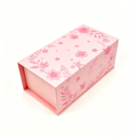 Boîte magnétique rigide en carton recyclable imprimée sur mesure, emballage de luxe en papier pour cosmétiques, maquillage, boîte cadeau avec couvercle magnétique