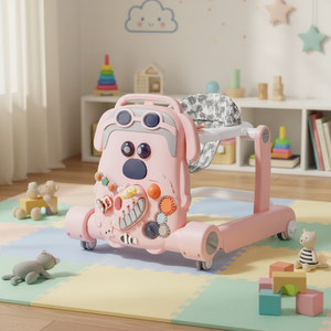 <span class=keywords><strong>Marche</strong></span>-bébé 3 en 1 en gros avec poussette et repose-pieds, jouet d'apprentissage et de <span class=keywords><strong>marche</strong></span> pour bébés, <span class=keywords><strong>marche</strong></span>-bébé anti-O-jambes pour bébé - Product Image 1