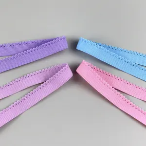 Correas de encaje elástico para ropa interior, correas de encaje elástico de punto, elegante, venta al por mayor