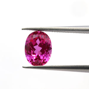 <span class=keywords><strong>Ruby</strong></span> Trồng Trọt Phòng Thí Nghiệm Bán Chạy Đá Quý Tự Nhiên Cắt Rời Màu Hồng CZ Corundum Để Làm Trang Sức - Product Image 1