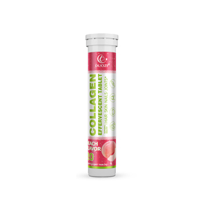 Comprimés effervescents de collagène saveur pêche - Complément anti-âge pour éclaircir la peau, les cheveux, les ongles, les articulations, comprimés de collagène et de vitamines - Product Image 4