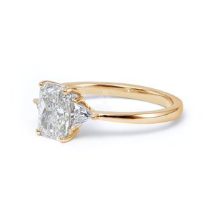 Luxury Style 925 Sterling Silver <b>Adjustable</b> Diamond <b>Ring</b> Timeless Statement Fine Jewelry with Brilliant Stone Setting - Product Image 3