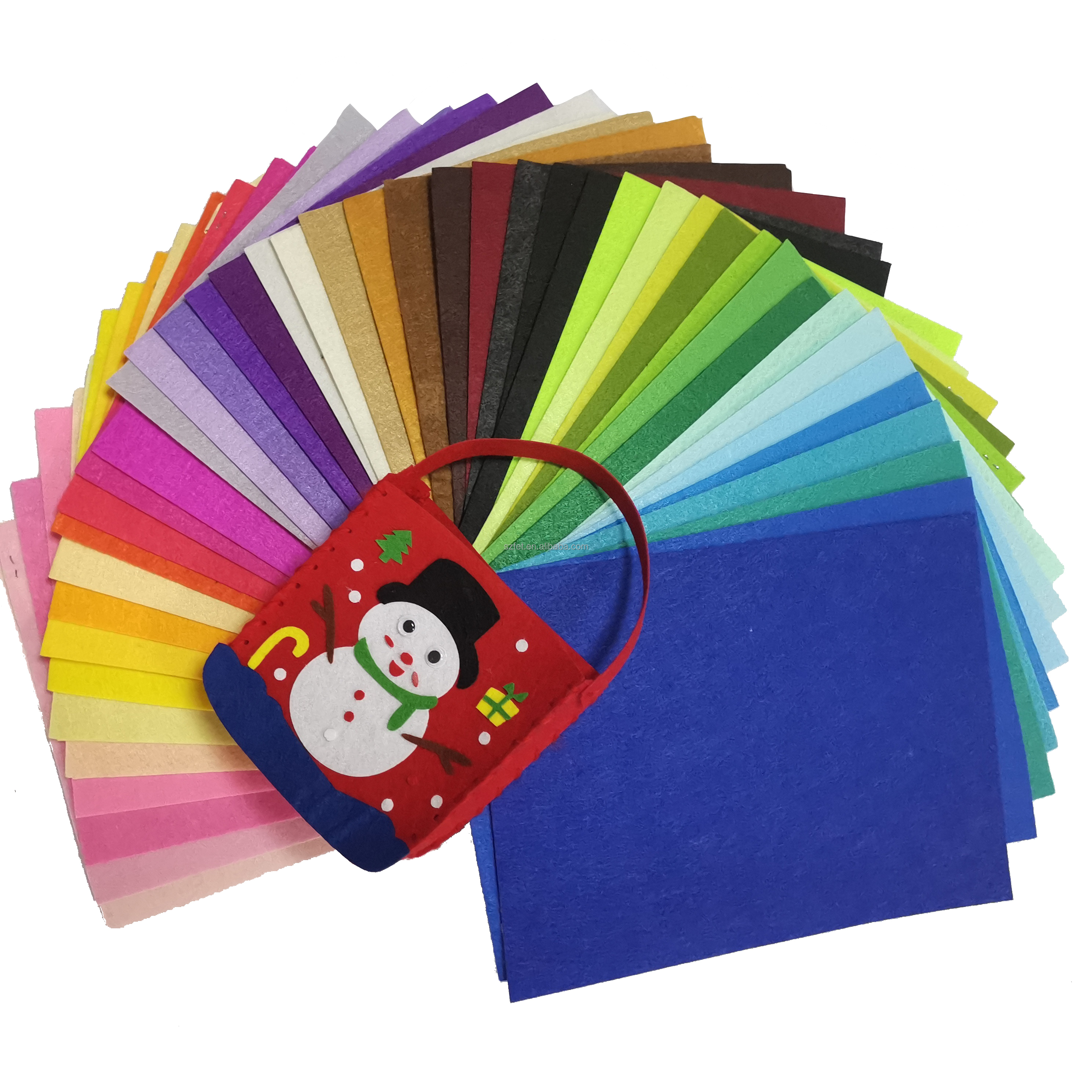 Мягкий удобный красочный полиэфирный нетканый войлок с иглопробивкой для украшения творчества, домашнего животного