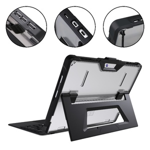 Funda de protección completa para tabletas para Microsoft Surface Pro 9, funda resistente a prueba de golpes con cinturón de hombro y correa de manos - Product Image 1