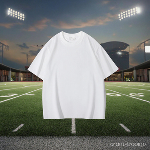 Deliverfast Giá Rẻ Quá Khổ Áo Thun Bán Buôn Trống Thiết Kế Biểu Tượng Tùy Chỉnh Cuộc Bầu Cử Chiến Dịch 260G 100% Bông Trắng Áo Phông Cho Nam Giới - Product Image 1