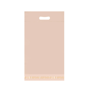 Sobre de polietileno de plástico Rosa mate resistente al agua, embalaje de correo, envío de mensajería, bolsa de correo con asa - Product Image 6