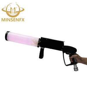 Sân khấu chuyên nghiệp CO2 máy bay phản lực <span class=keywords><strong>Shooter</strong></span> RGB LED hiệu ứng màu sắc Điều khiển bằng tay vật liệu sắt - Product Image 4
