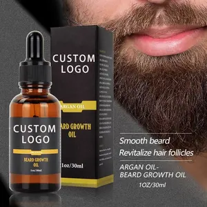 Özel etiket OEM/ODM bakım özü bitkisel sakal yağı organik yakışıklı erkekler sakal bakımı sakal uzatma yağ