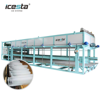 ICESTA prix usine conteneur refroidissement direct grand bloc 5 tonnes bloc machines à glaçons faisant la machine de fabrication de glace