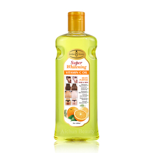 Huile corporelle à la vitamine C 600ml Marque privée Éclaircissante 7 jours Éclaircissante Huile de massage corporel multi-usages <span class=keywords><strong>Parfum</strong></span> Vente en gros - Product Image 1