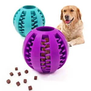 Vendita diretta in fabbrica a basso prezzo cucciolo Non tossico palla di gomma interattiva Pet Sharing palle cane masticare palle giocattolo