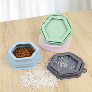 थोक प्रीमियम व्यक्तिगत सिलिकॉन पालतू सिलिकॉन धीमी फीडर कटोरे पोर्टेबल फोल्डेबल सिलिकॉन धीमी फीडर कटोरे - Product Image 3