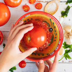 Handmade trong Tây Ban Nha tierra cocida thương hiệu Sứ Đồ đá Bát salad tỏi vắt tấm món ăn & bát - Product Image 2