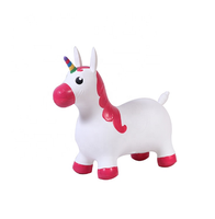 Jouet d'hiver gonflable en plastique, grande taille de cheval à saut, vente en gros