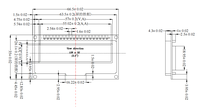 Mejores Precios Módulo de Pantalla Monocromática PMOLED de 2.23 Pulgadas 128x32 con Controlador SSD1309 Interfaz SPI/Paralela