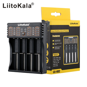 Cargador Rápido Inteligente LiitoKala Lii-PD4 de 4 Ranuras para Baterías de Litio NiMH 18650 26650 21700 18350 <span class=keywords><strong>AA</strong></span> AAA 3.7V/3.2V/1.2V/1.5V - Product Image 3