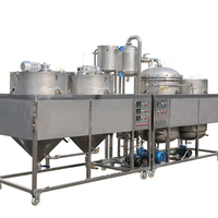 Machine de raffinage automatique de pétrole brut de 2 tonnes pour le traitement de l'huile de sésame, de soja et de noix